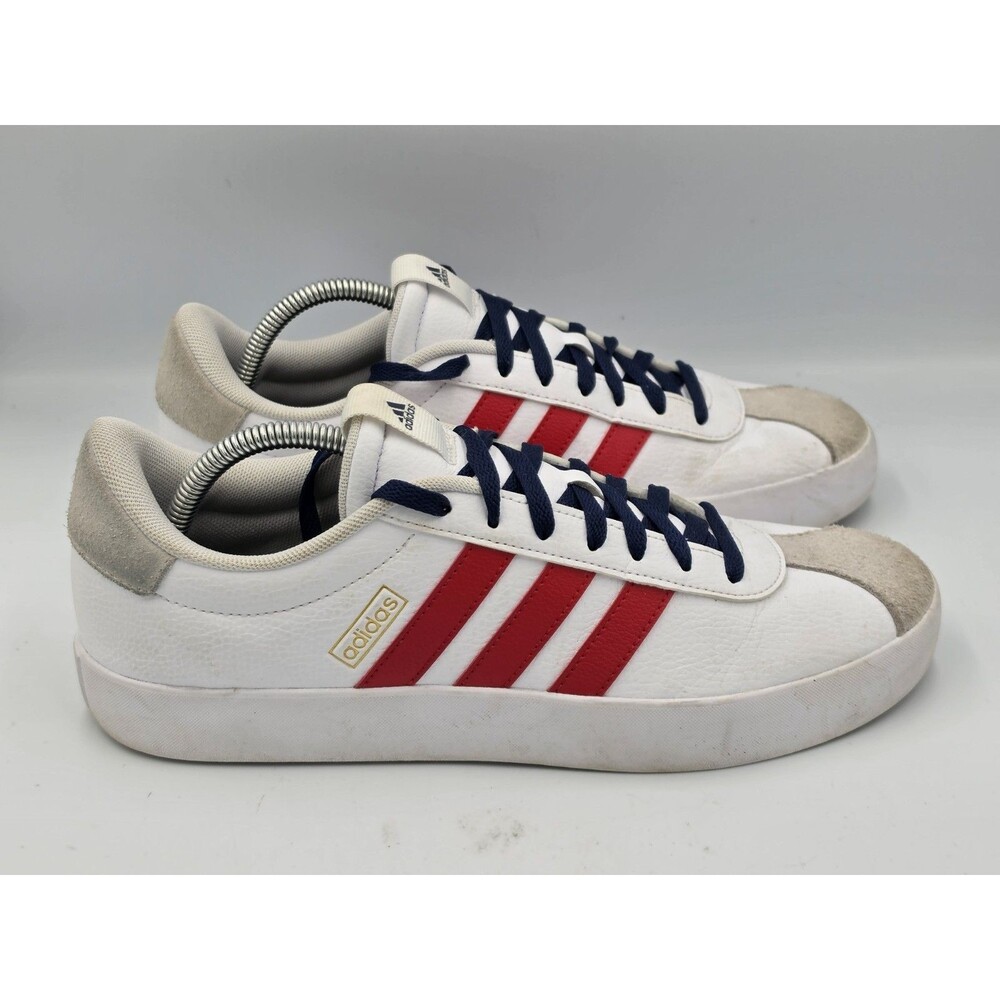 Adidas Vl Court 3.0 IF4464 Sneaker Men's US 10 White Red Lifestyle Shoes TF4683